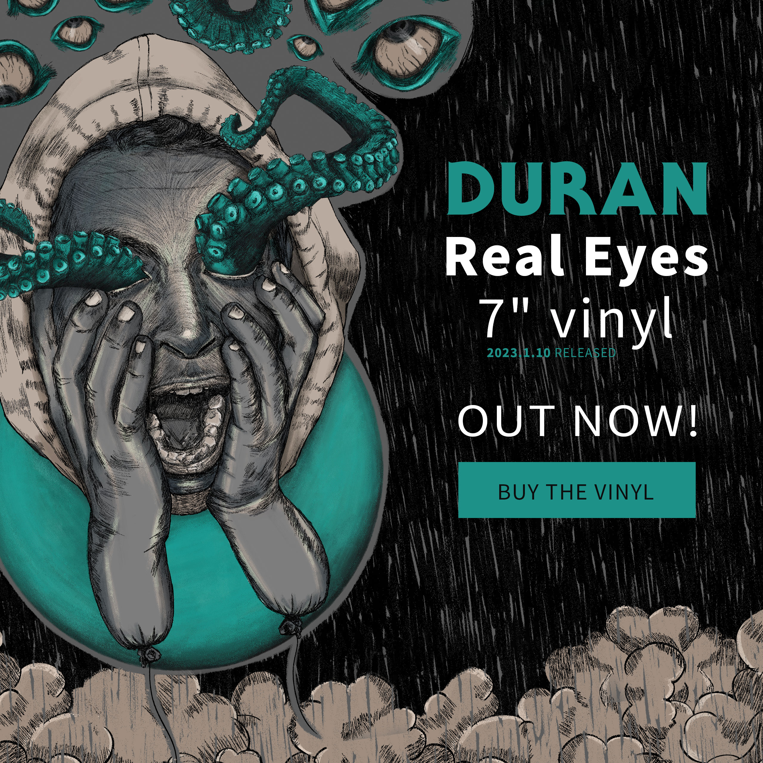 DURAN Real Eyes 7" vinyl